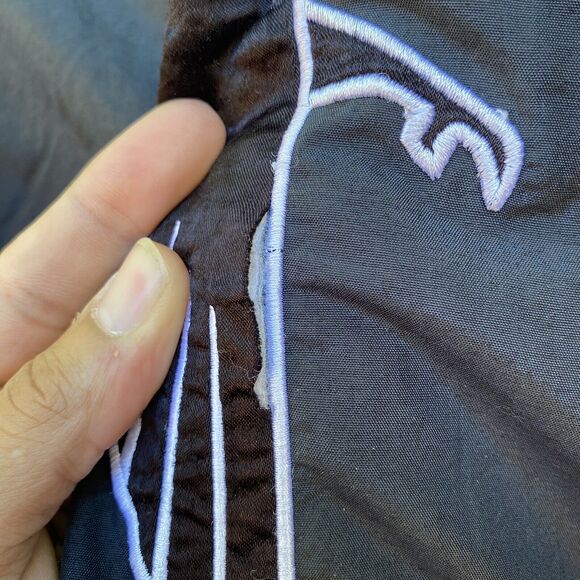 Vintage Atlanta Falcons Puffer Jacket Mens Size Large Locker Line NFL - Picture 3 of 10